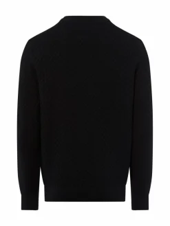 Gant Pullover & Strickjacken<Herren Strickpullover schwarz uni