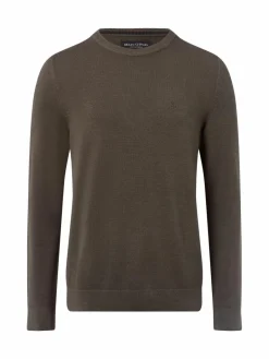 Marc O'Polo Pullover & Strickjacken<Herren Strickpullover khaki uni