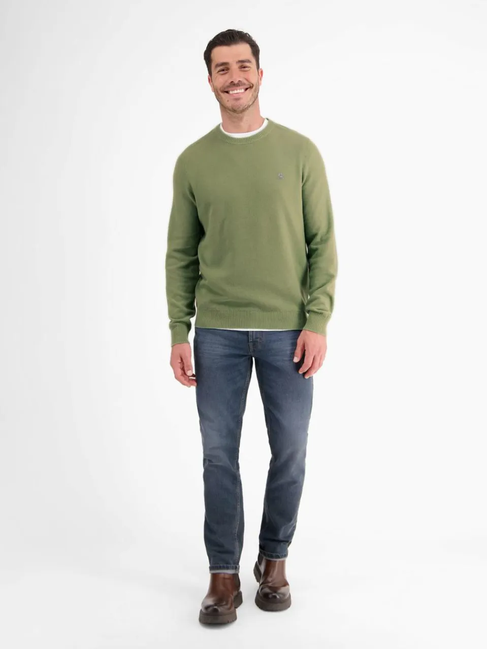 Herren LERROS Pullover & Strickjacken>Herren Strickpullover