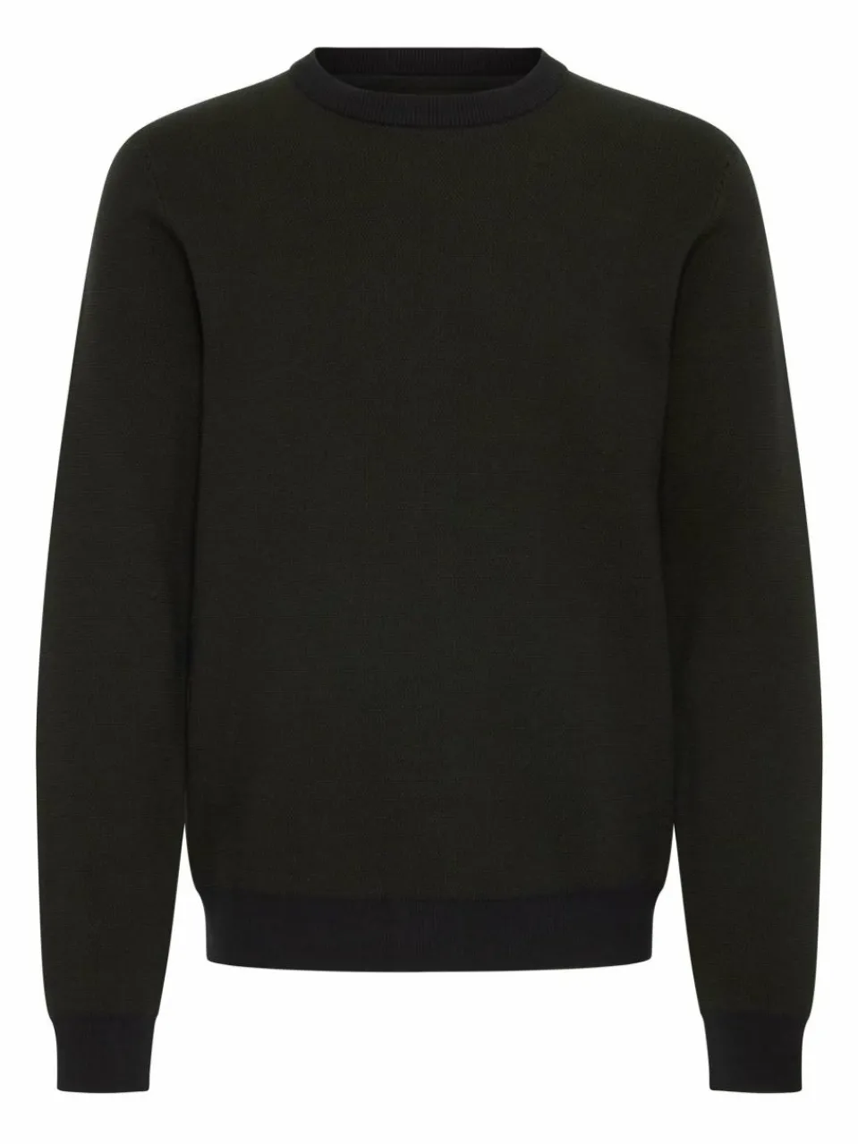 BLEND Pullover & Strickjacken<Herren Strickpullover schwarz meliert