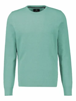 LERROS Pullover & Strickjacken<Herren Strickpullover blau uni