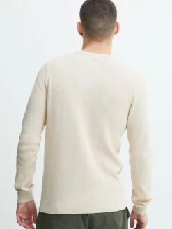 BLEND Pullover & Strickjacken<Herren Strickpullover beige uni