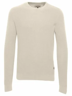 BLEND Pullover & Strickjacken<Herren Strickpullover beige uni
