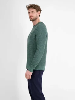 LERROS Pullover & Strickjacken<Herren Strickpullover blau uni