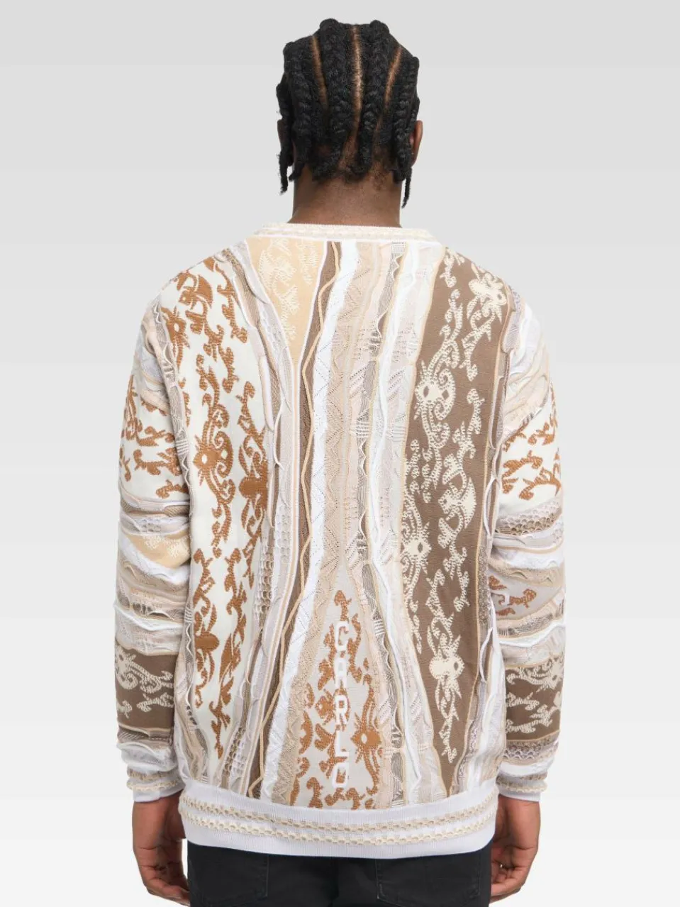 Carlo Colucci Pullover & Strickjacken<Herren Strickpullover - di Cicco beige gemustert