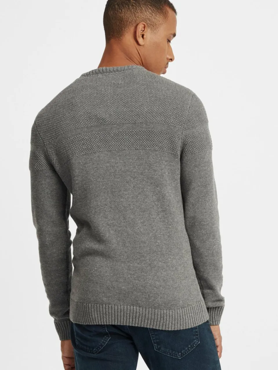 BLEND Pullover & Strickjacken<Herren Strickpullover - BHGastamo grau uni