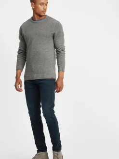 BLEND Pullover & Strickjacken<Herren Strickpullover - BHGastamo grau uni