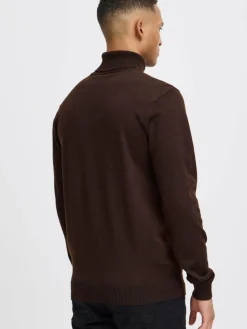 BLEND Pullover & Strickjacken<Herren Strickpullover - BHBRUTON kastanie meliert