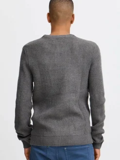 BLEND Pullover & Strickjacken<Herren Strickpullover - BHPullover grau meliert