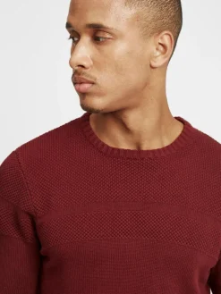 BLEND Pullover & Strickjacken<Herren Strickpullover - BHGastamo rot uni