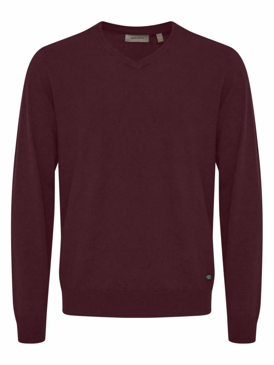 BLEND Pullover & Strickjacken<Herren Strickpullover - BHBRUTON V-neck aubergine meliert