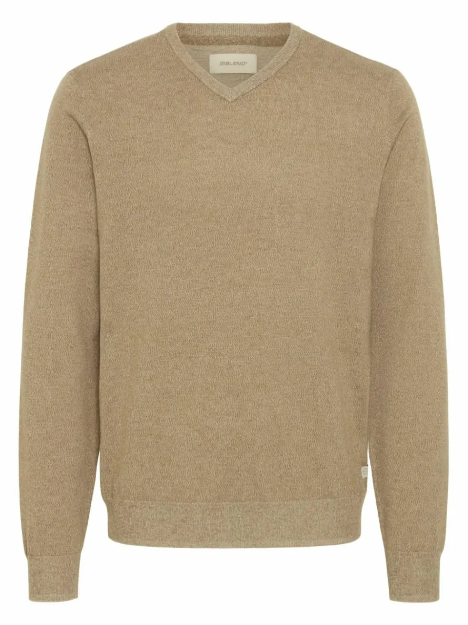 BLEND Pullover & Strickjacken<Herren Strickpullover - BHBRUTON V-neck beige meliert