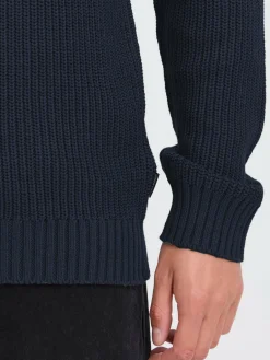 BLEND Pullover & Strickjacken<Herren Strickpullover - BHDENO blau uni