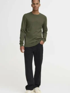 BLEND Pullover & Strickjacken<Herren Strickpullover - BHDAN grün meliert