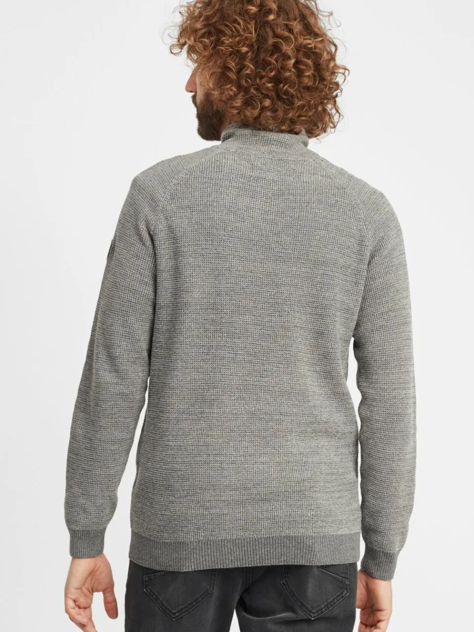 BLEND Pullover & Strickjacken<Herren Strickpullover - BHComulco grau uni