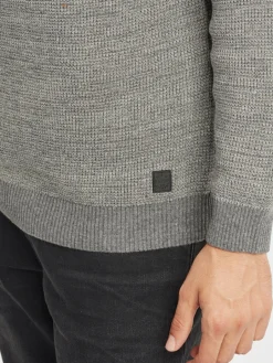 BLEND Pullover & Strickjacken<Herren Strickpullover - BHComulco grau uni