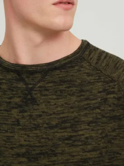 BLEND Pullover & Strickjacken<Herren Strickpullover - BHPullover grün meliert