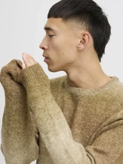 BLEND Pullover & Strickjacken<Herren Strickpullover - BHPullover braun meliert