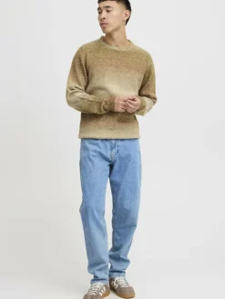 BLEND Pullover & Strickjacken<Herren Strickpullover - BHPullover braun meliert