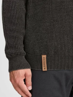 Indicode Pullover & Strickjacken<Herren Strickpullover - IDRockford schwarz uni