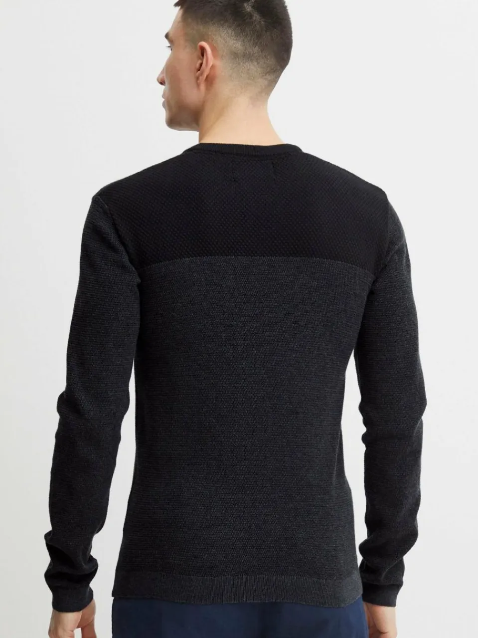 Indicode Pullover & Strickjacken<Herren Strickpullover - IDLabel schwarz gemustert