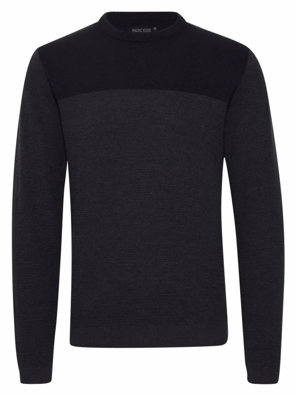 Indicode Pullover & Strickjacken<Herren Strickpullover - IDLabel schwarz gemustert