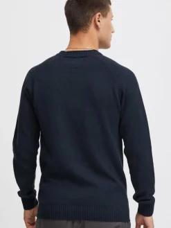 Indicode Pullover & Strickjacken<Herren Strickpullover - IDTorin marine meliert