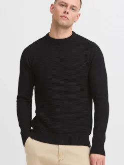 Indicode Pullover & Strickjacken<Herren Strickpullover - IDRicardo schwarz uni