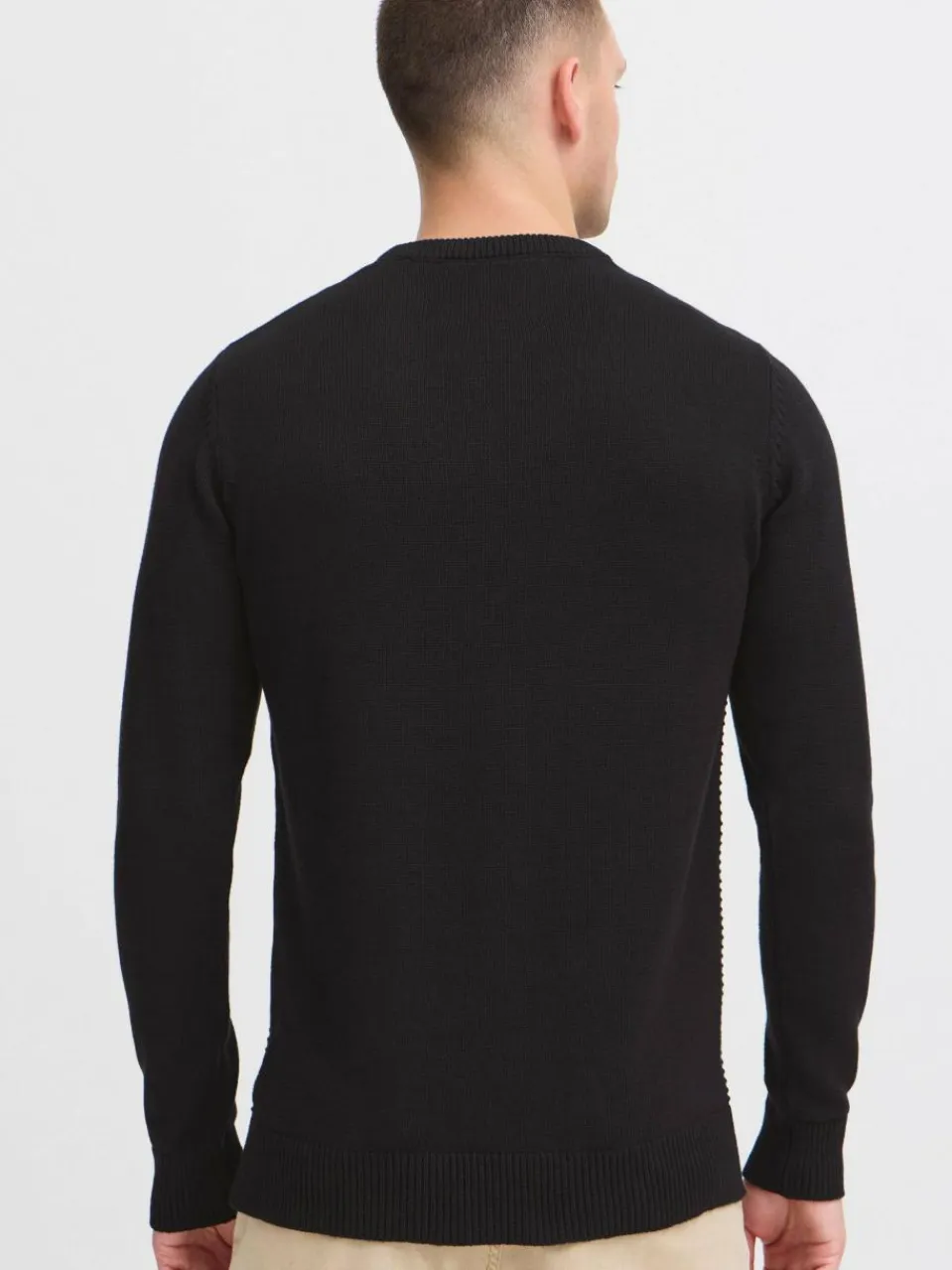 Indicode Pullover & Strickjacken<Herren Strickpullover - IDRicardo schwarz uni