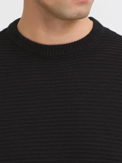 Indicode Pullover & Strickjacken<Herren Strickpullover - IDRicardo schwarz uni