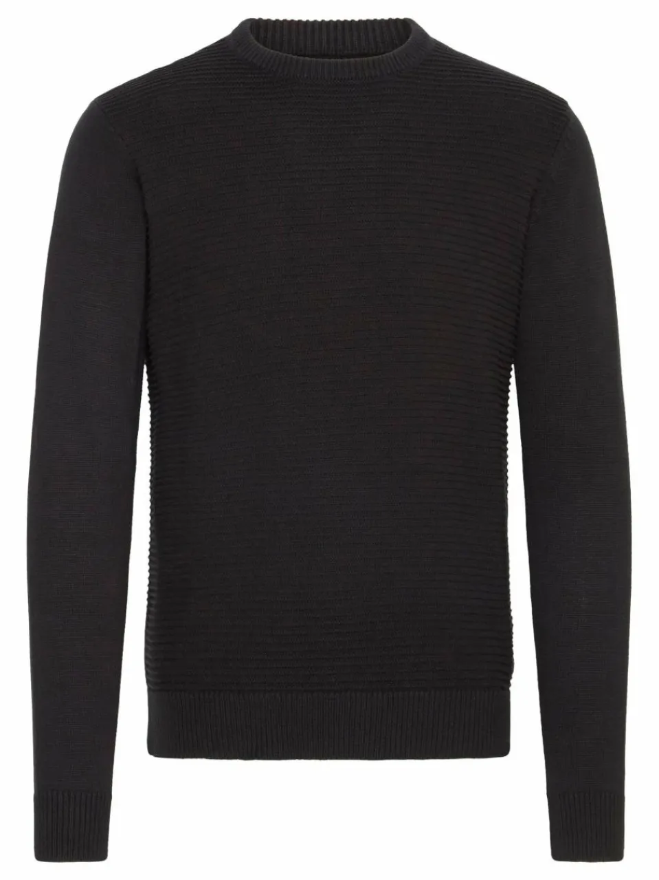 Indicode Pullover & Strickjacken<Herren Strickpullover - IDRicardo schwarz uni