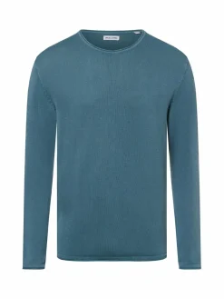 Jack & Jones Pullover & Strickjacken<Herren Strickpullover - JJEleo blau uni