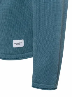 Jack & Jones Pullover & Strickjacken<Herren Strickpullover - JJEleo blau uni