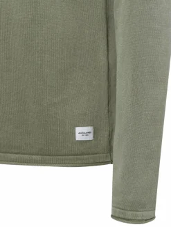 Jack & Jones Pullover & Strickjacken<Herren Strickpullover - JJEleo grün uni