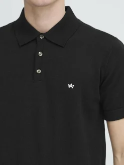 Kronstadt Poloshirts<Herren Strickpullover - KSEmil schwarz uni