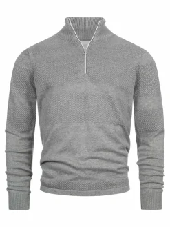 Herren Kronstadt Pullover & Strickjacken>Herren Strickpullover - KSHannes Half-Zip