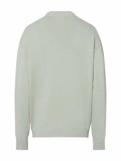 Herren Another Cotton Lab Pullover & Strickjacken>Herren Strickpullover - Logo Mesh