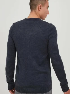 11 Project Pullover & Strickjacken<Herren Strickpullover - PRNoel blau meliert