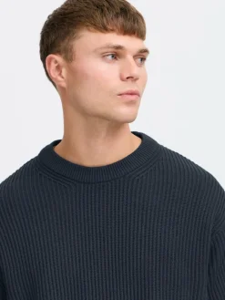Solid Pullover & Strickjacken<Herren Strickpullover - SDGia blau uni