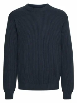 Solid Pullover & Strickjacken<Herren Strickpullover - SDGia blau uni