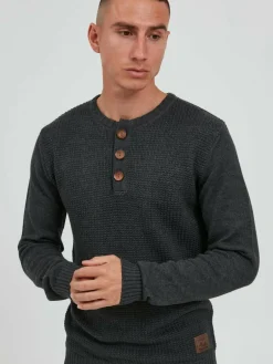 Solid Pullover & Strickjacken<Herren Strickpullover - SDTerrance grau uni