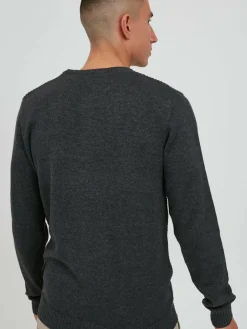 Solid Pullover & Strickjacken<Herren Strickpullover - SDTerrance grau uni