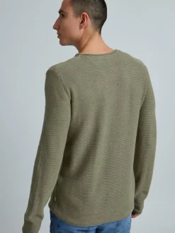 Solid Pullover & Strickjacken<Herren Strickpullover - SDJarah grün uni
