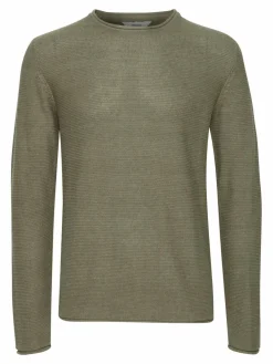 Solid Pullover & Strickjacken<Herren Strickpullover - SDJarah grün uni
