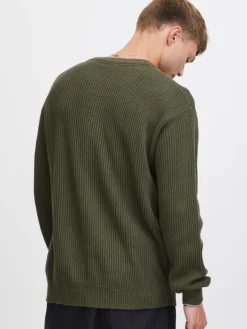 Solid Pullover & Strickjacken<Herren Strickpullover - SDGia grün uni