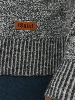 Solid Pullover & Strickjacken<Herren Strickpullover - SDThian blau meliert