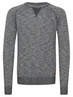 Solid Pullover & Strickjacken<Herren Strickpullover - SDThian blau meliert