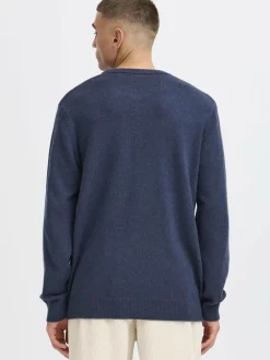 Solid Pullover & Strickjacken<Herren Strickpullover - SDRICK blau meliert