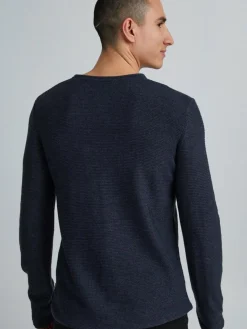 Solid Pullover & Strickjacken<Herren Strickpullover - SDJarah blau uni