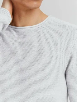 Solid Pullover & Strickjacken<Herren Strickpullover - SDJarah hellgrau uni